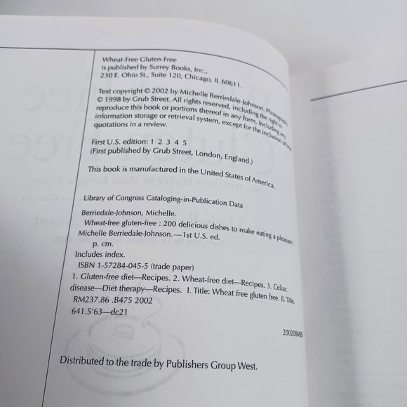 Wheat-Free Gluten-Free 200 Dishes -Michelle Berriedale-Johnson *MIN WEAR - Picture 4 of 14